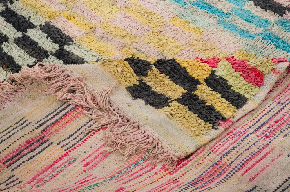 Moroccan Berber rug Boucherouite 320 x 160 cm