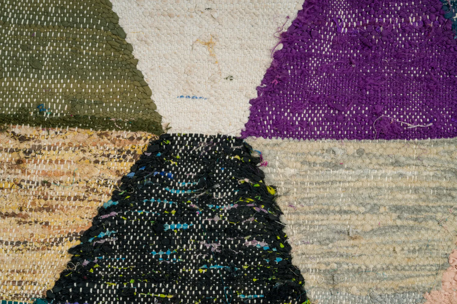 Moroccan Berber rug Boucherouite 150 x 305 cm