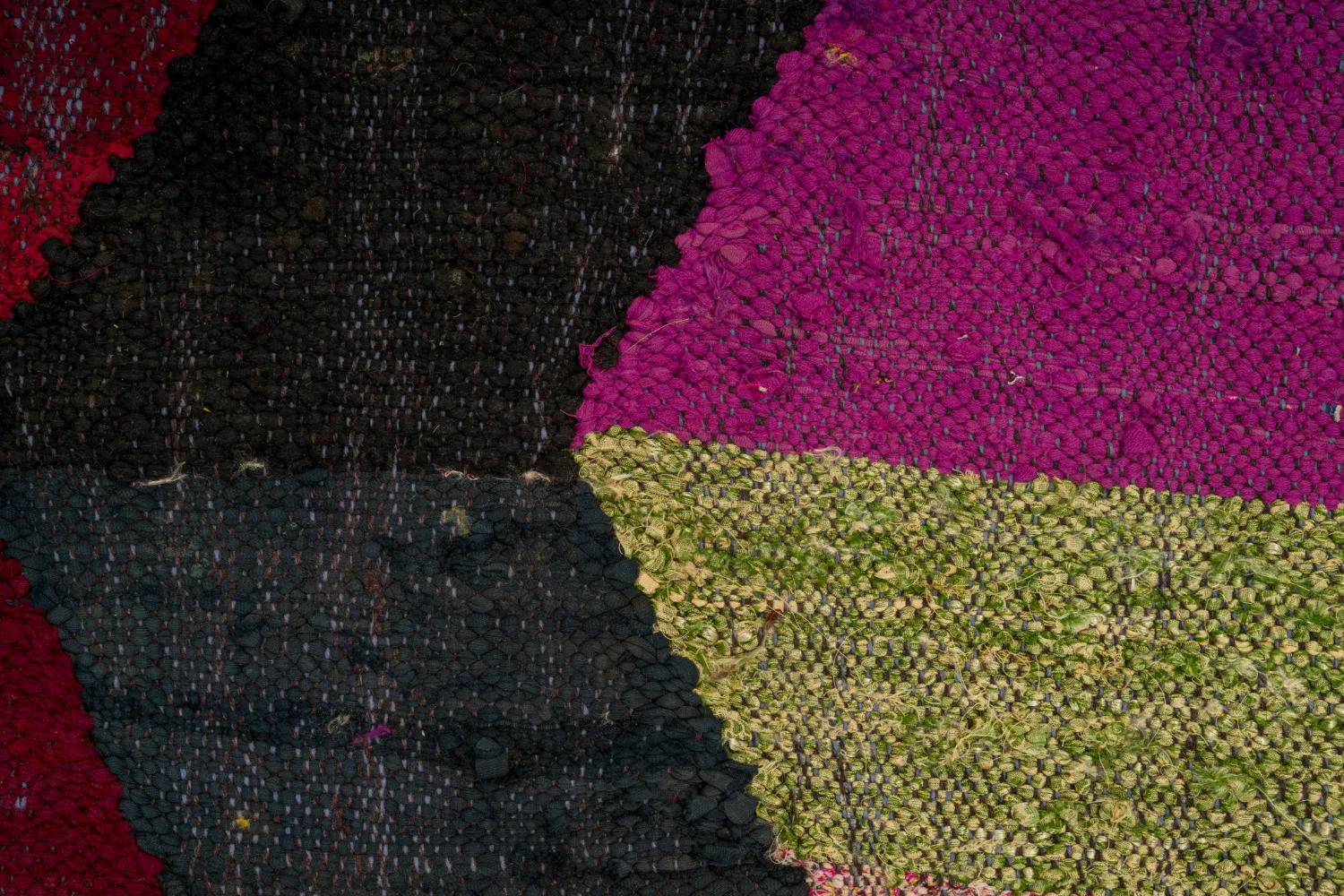 Moroccan Berber rug Boucherouite 135 x 240 cm