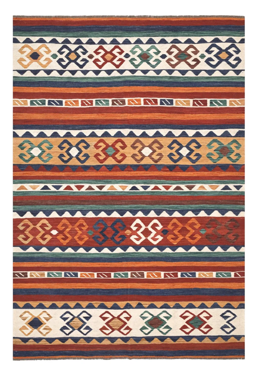 Oriental Rug - Hazara Kelim Hand Woven - 205 x 287 cm