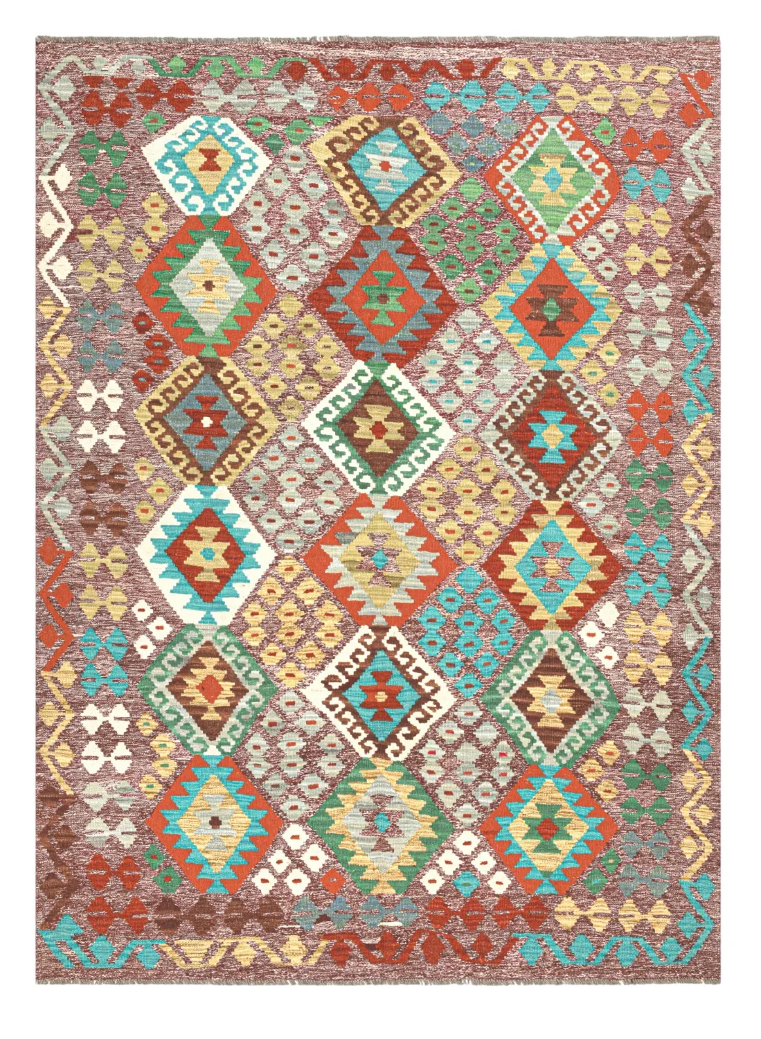 Oriental Rug - Vegi Kelim Hand Woven - 174 x 241 cm