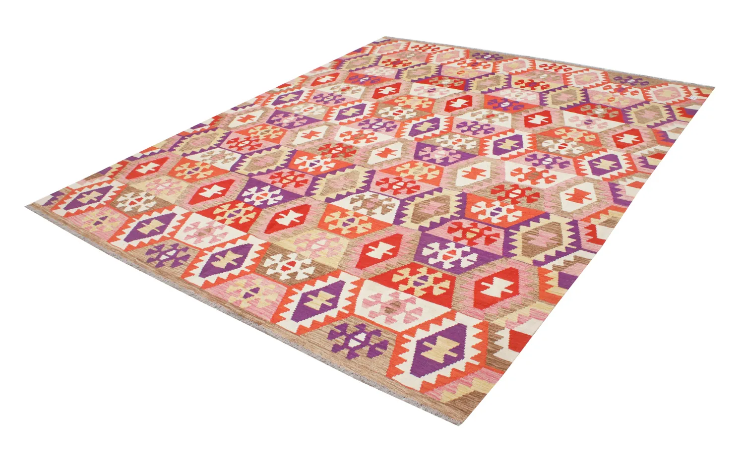 Oriental Rug - Vegi Kelim Hand Woven - 251 x 300 cm