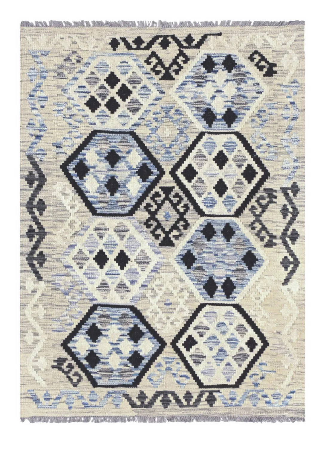 Oriental Rug - Vegi Kelim Hand Woven - 83 x 117 cm