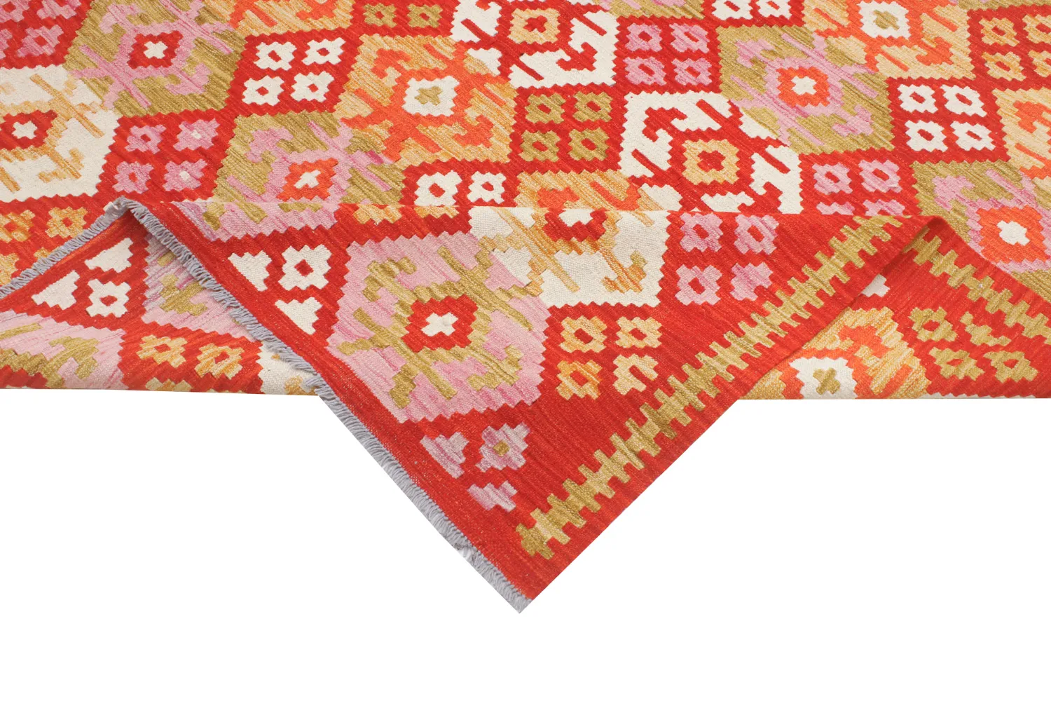 Oriental Rug - Vegi Kelim Hand Woven - 207 x 294 cm