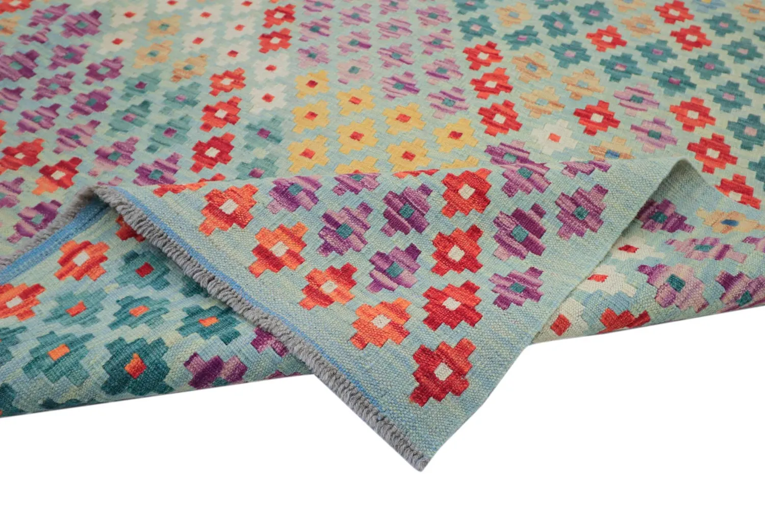 Oriental Rug - Vegi Kelim Hand Woven - 211 x 288 cm