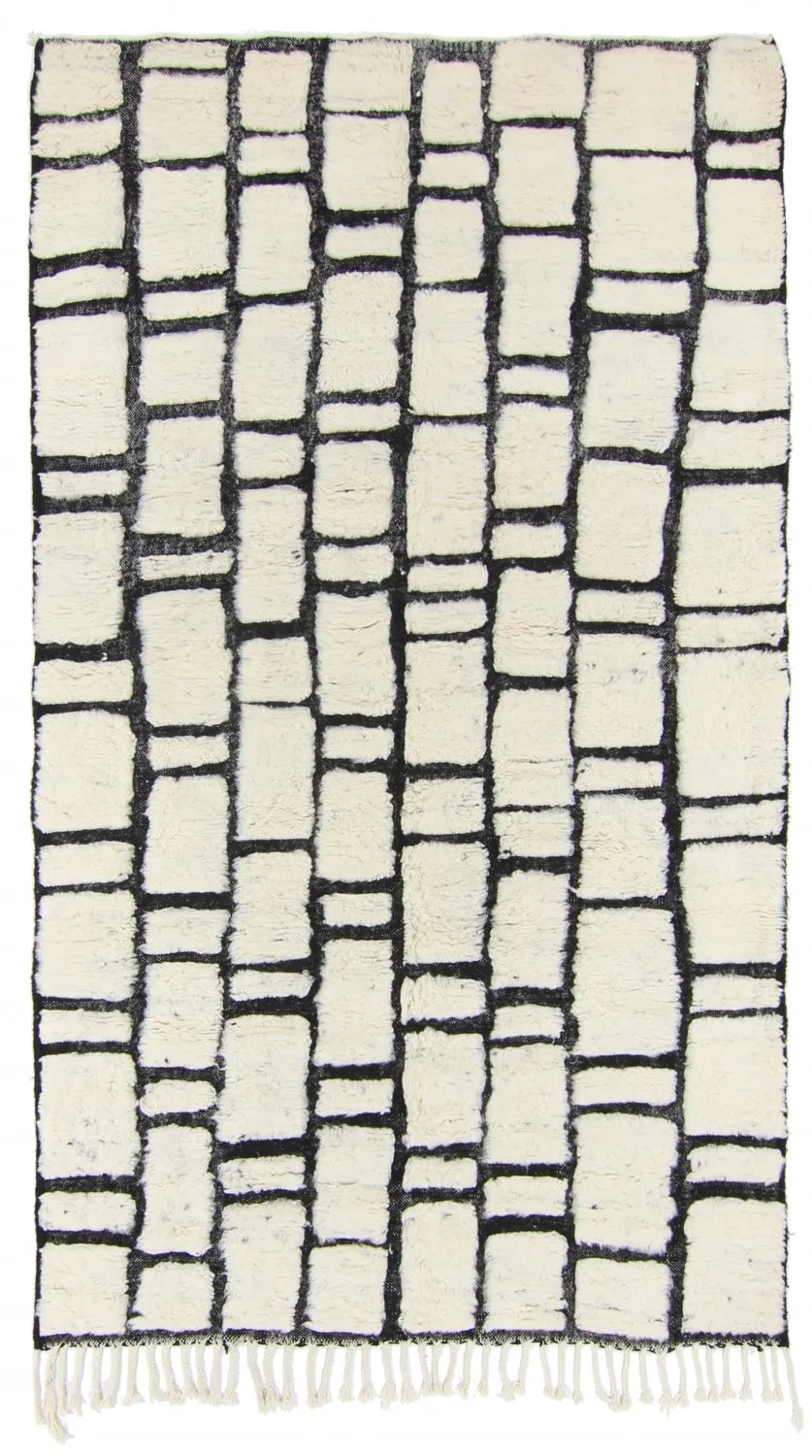 Kilim Moroccan Berber rug Beni Ourain 270 x 150 cm