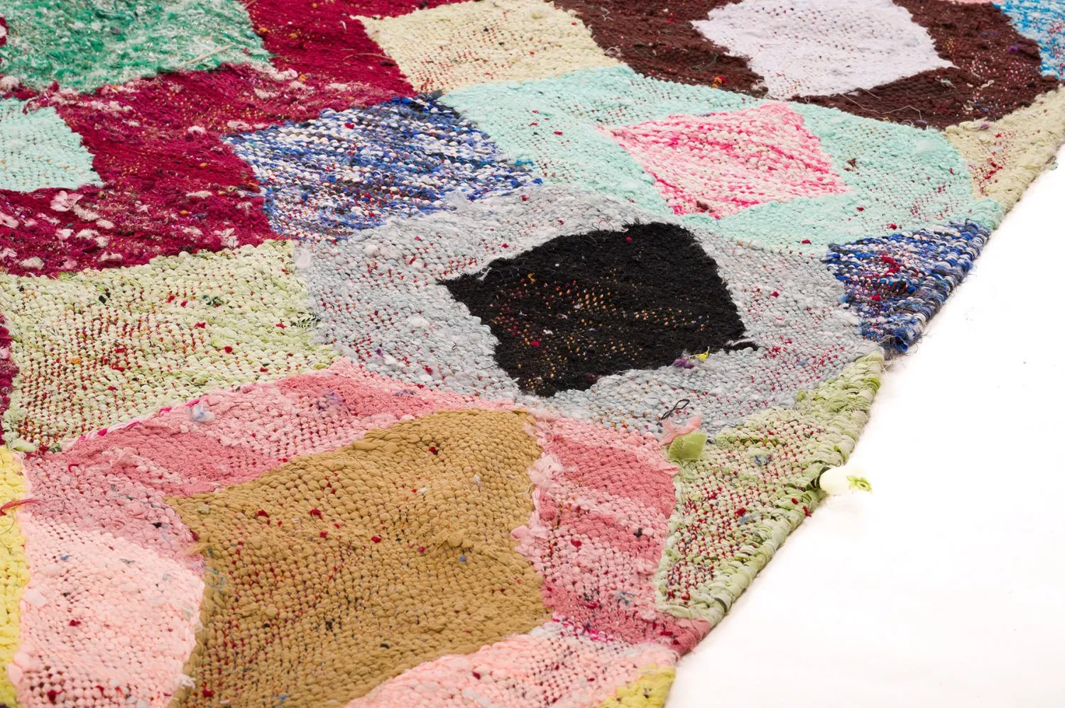 Moroccan Berber rug Boucherouite 150 x 255 cm