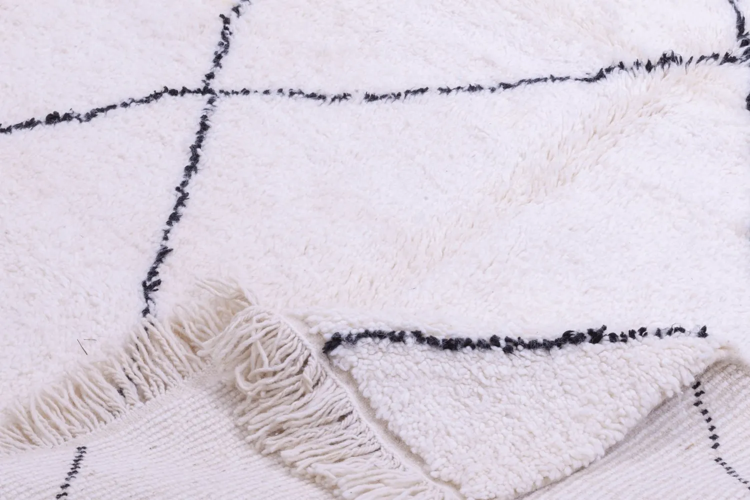 Kilim Moroccan Berber rug Beni Ourain 240 x 160 cm