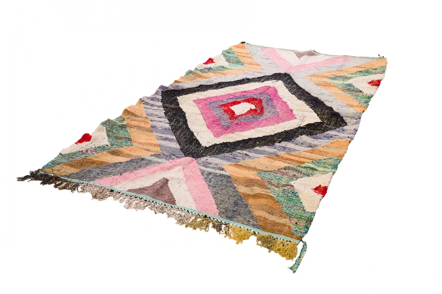 Moroccan Berber rug Boucherouite 155 x 285 cm