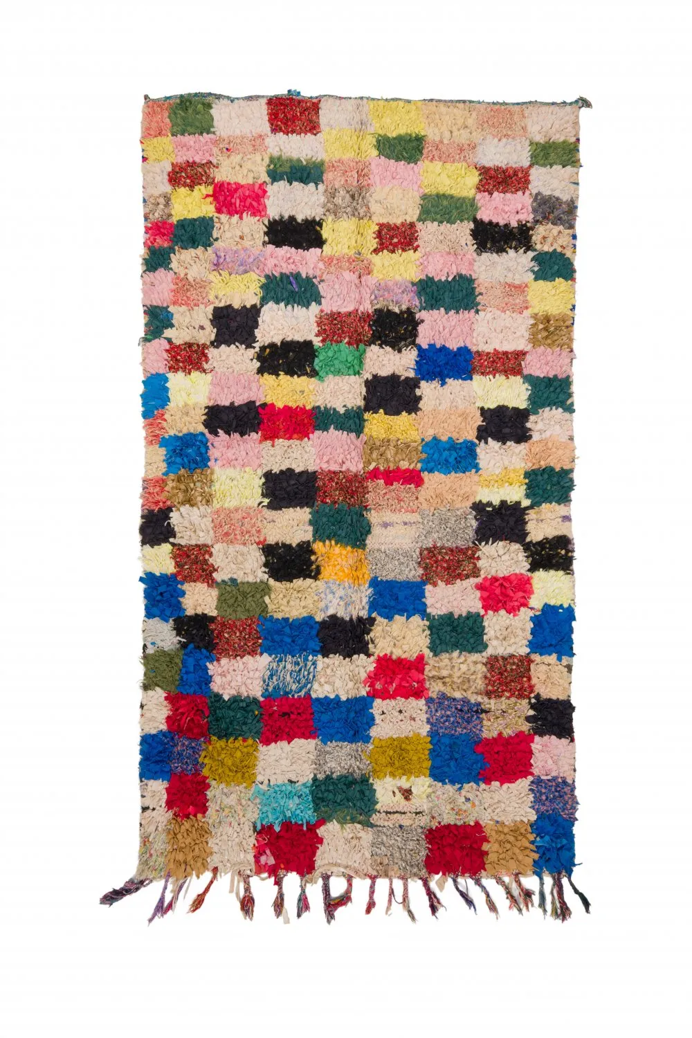 Moroccan Berber rug Boucherouite 280 x 155 cm