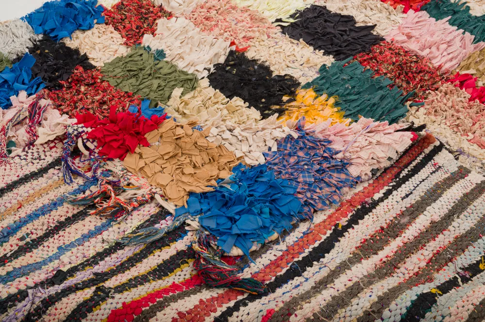 Moroccan Berber rug Boucherouite 280 x 155 cm