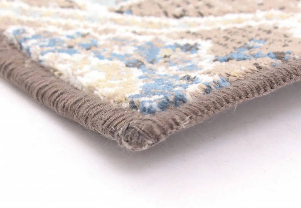 Wilton rug - Sanandaj (blue-beige)