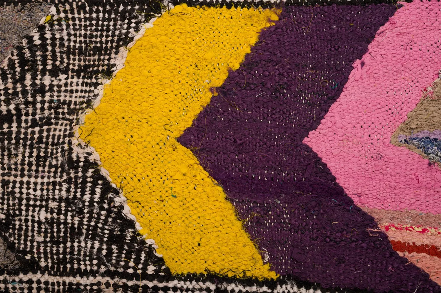 Moroccan Berber rug Boucherouite 160 x 325 cm