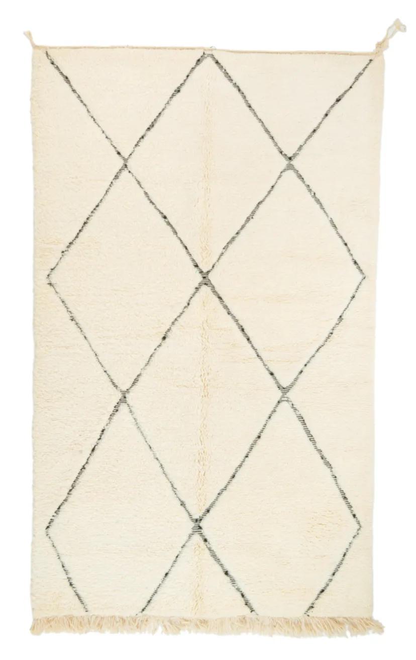 Kilim Moroccan Berber rug Beni Ourain 155 x 265 cm