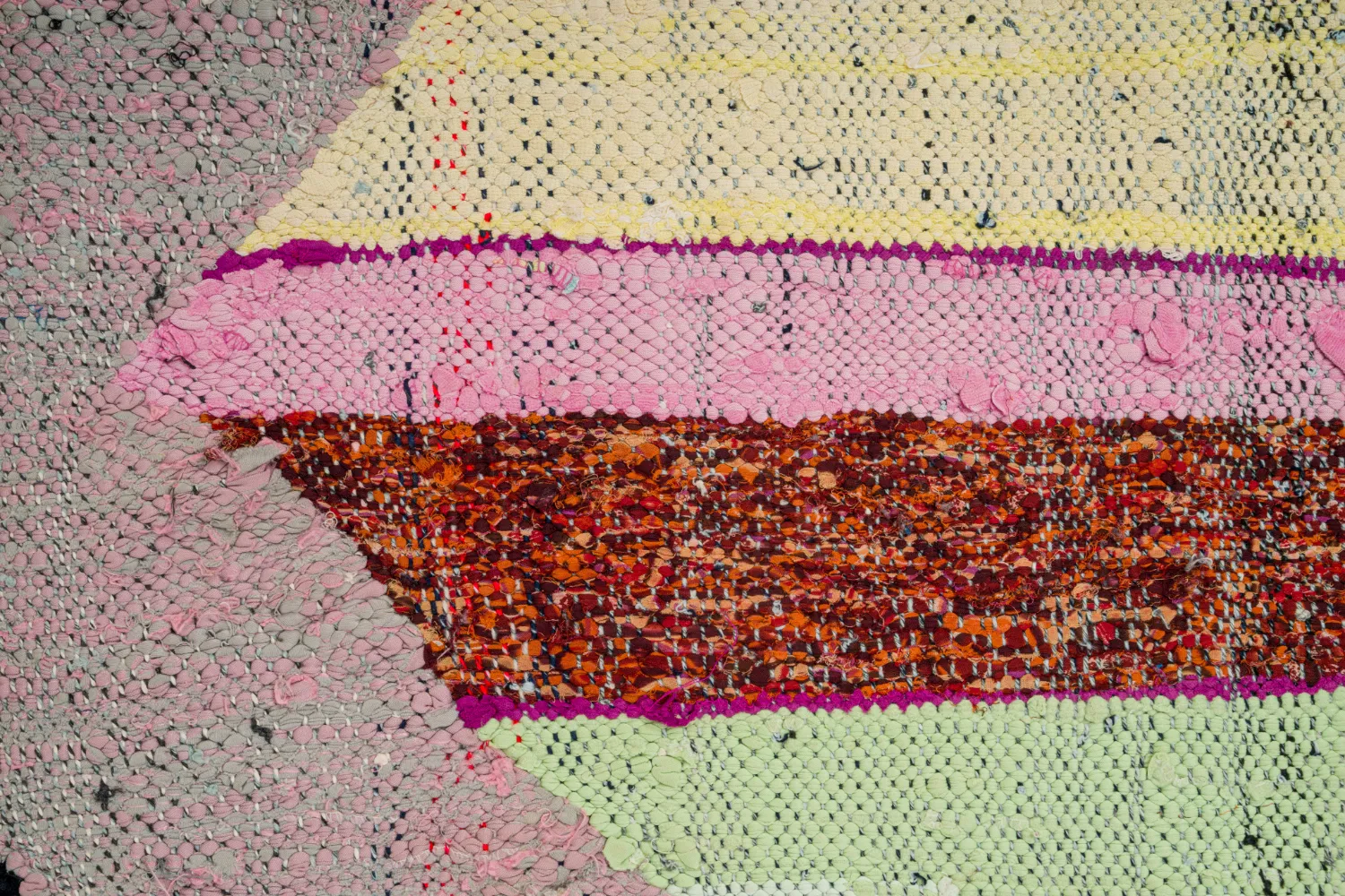 Moroccan Berber rug Boucherouite 130 x 230 cm