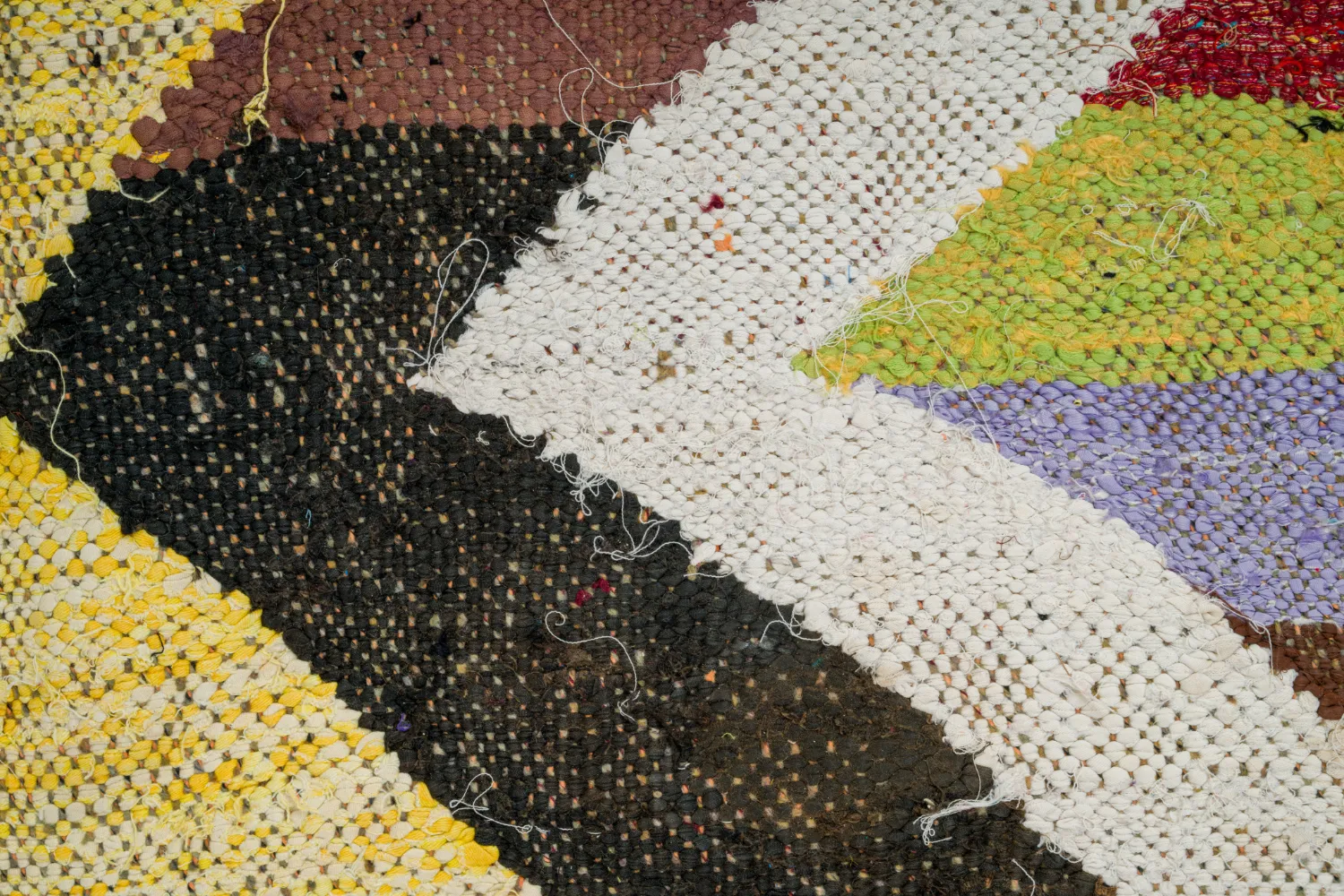 Moroccan Berber rug Boucherouite 125 x 225 cm