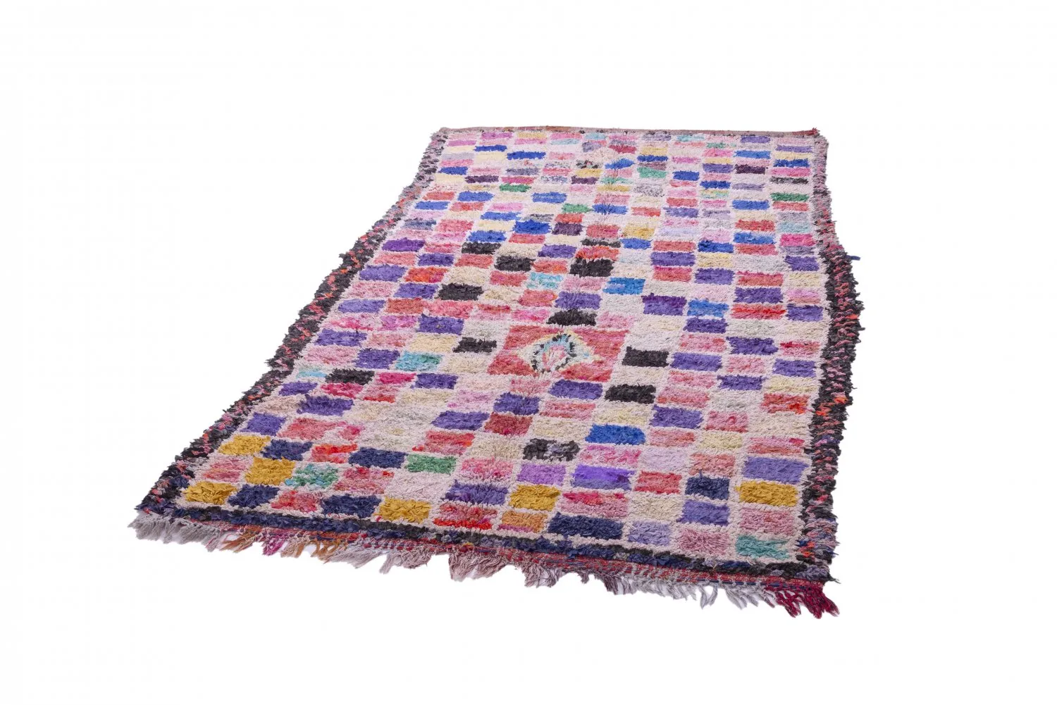 Moroccan Berber rug Boucherouite 280 x 160 cm