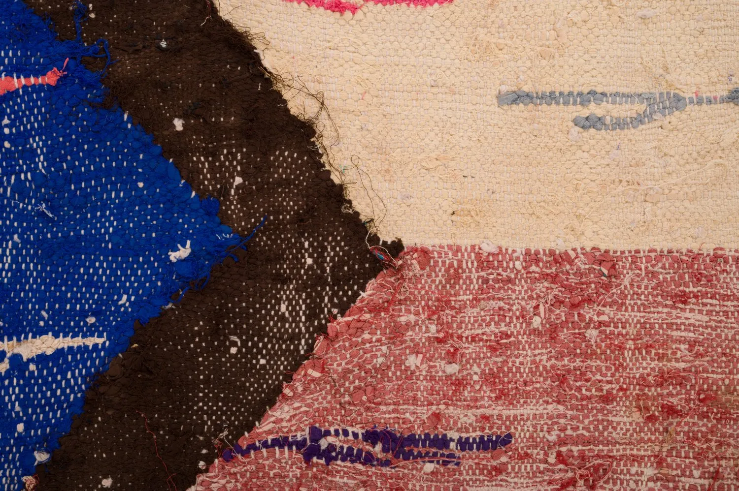 Moroccan Berber rug Boucherouite 125 x 240 cm