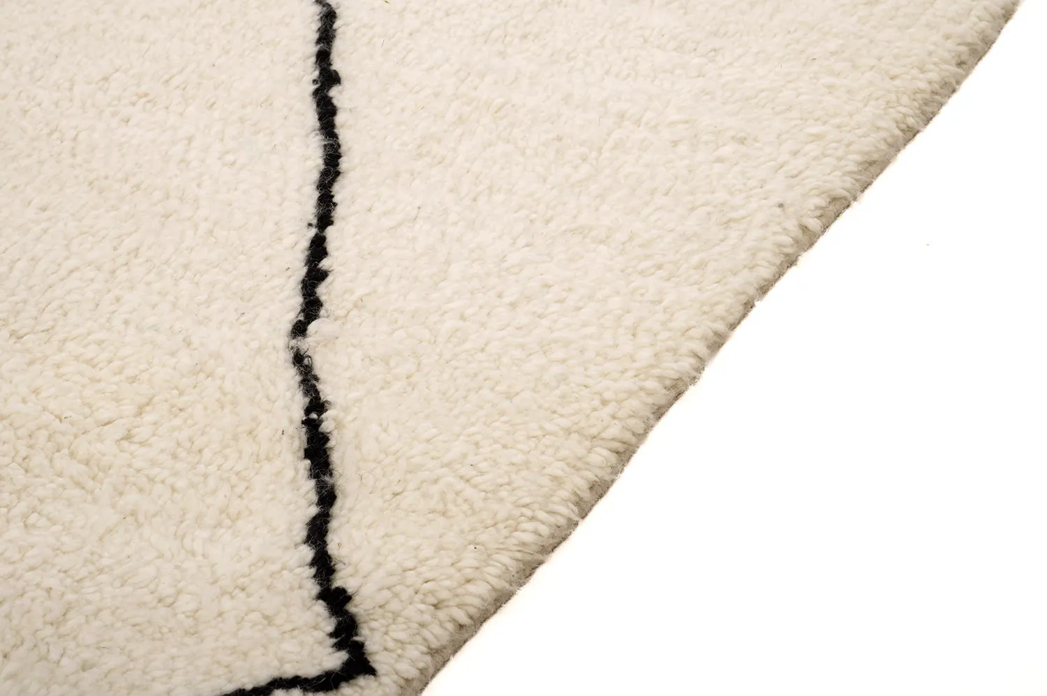 Kilim Moroccan Berber rug Beni Ourain 200 x 305 cm
