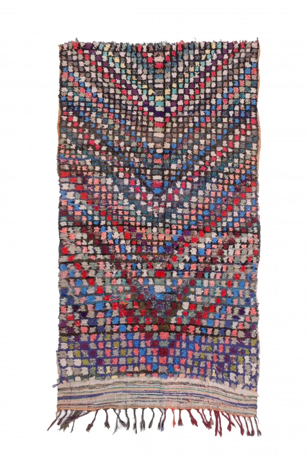 Moroccan Berber rug Boucherouite 230 x 125 cm