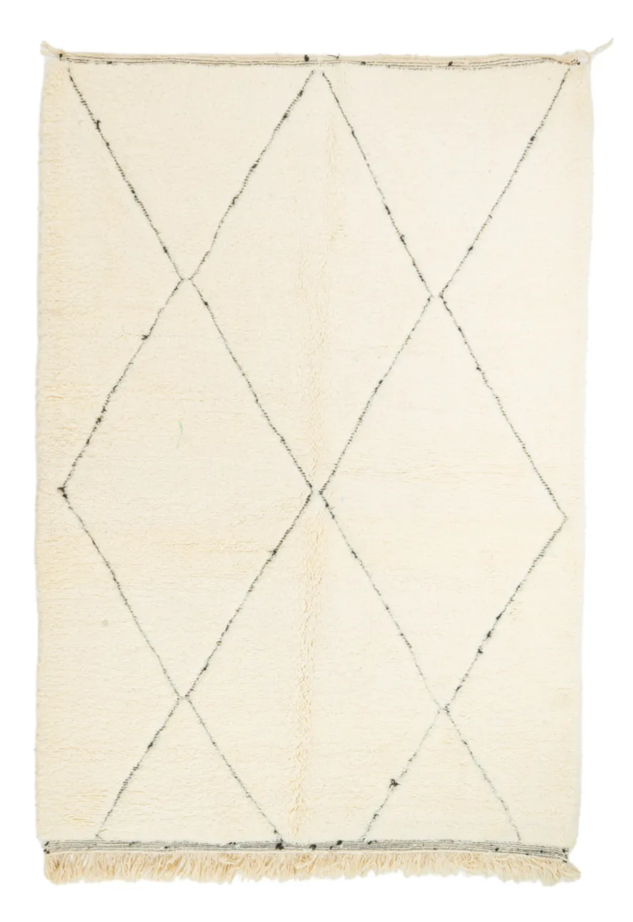 Kilim Moroccan Berber rug Beni Ourain 170 x 250 cm