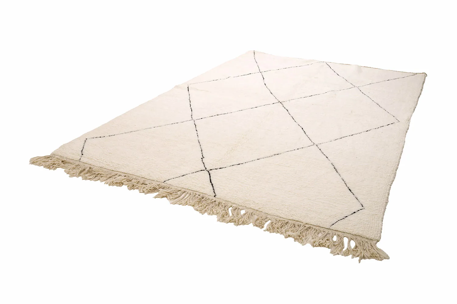Kilim Moroccan Berber rug Beni Ourain 210 x 295 cm