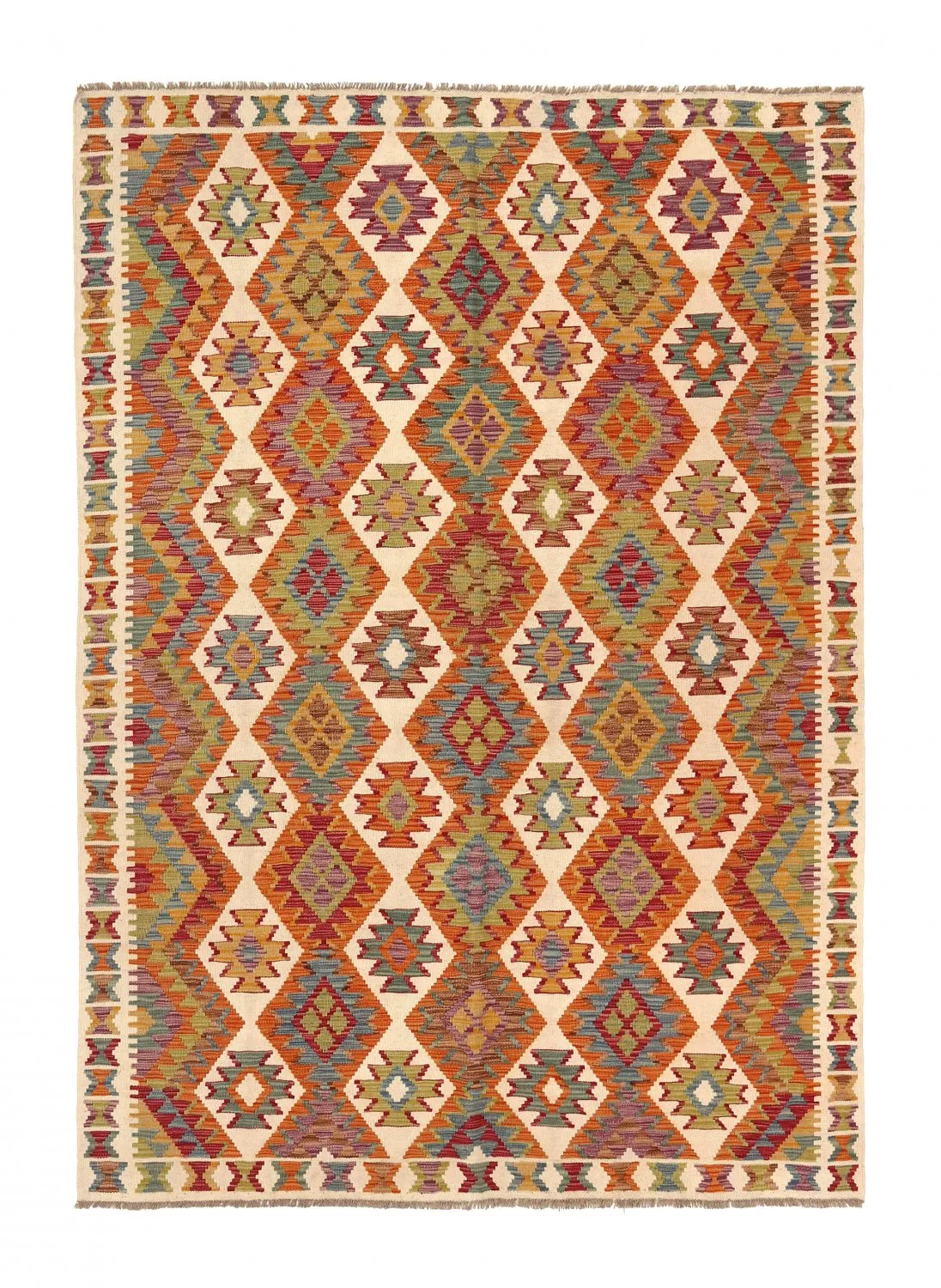 Oriental kilim rug 252 x 177 cm