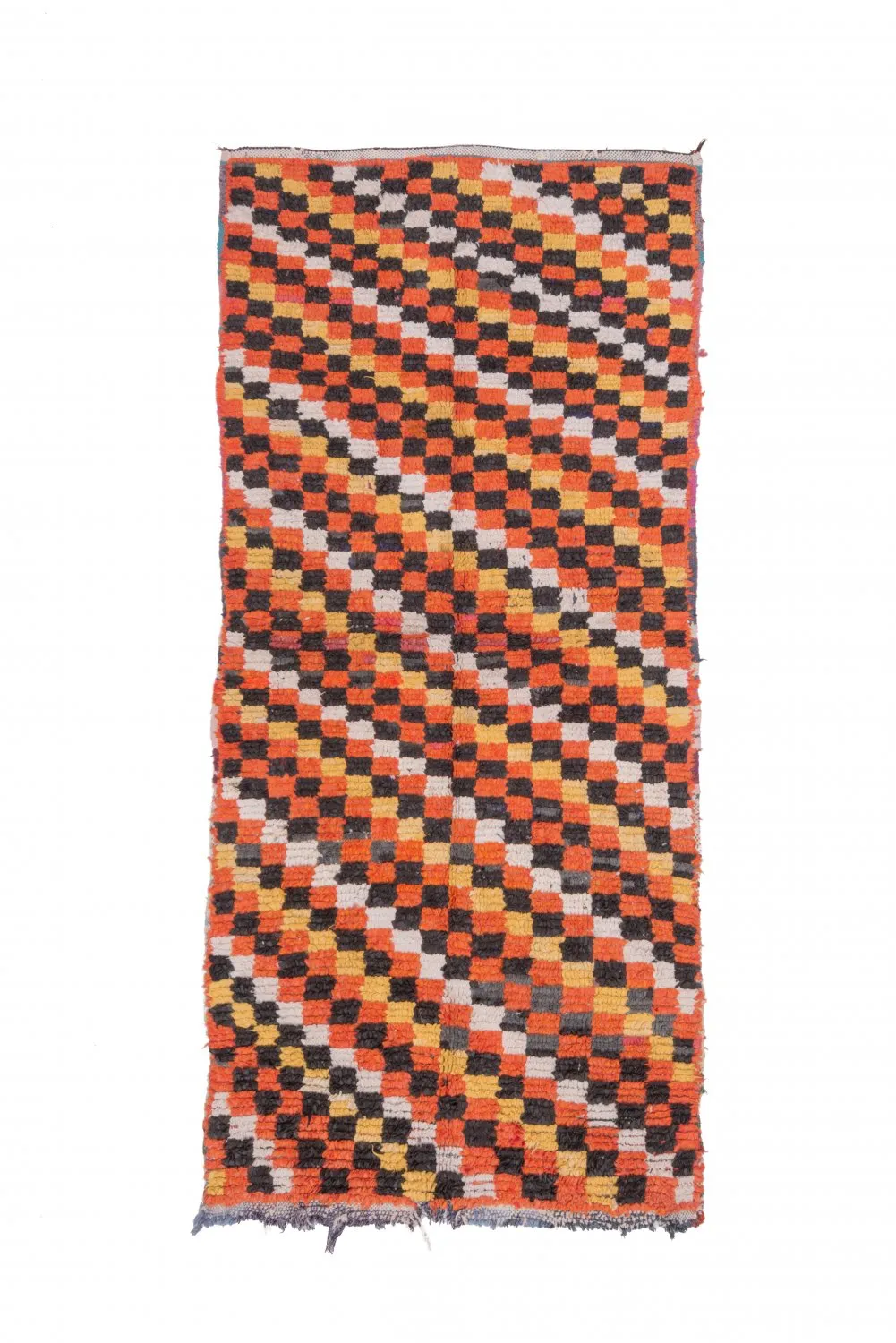 Moroccan Berber rug Boucherouite 240 x 110 cm