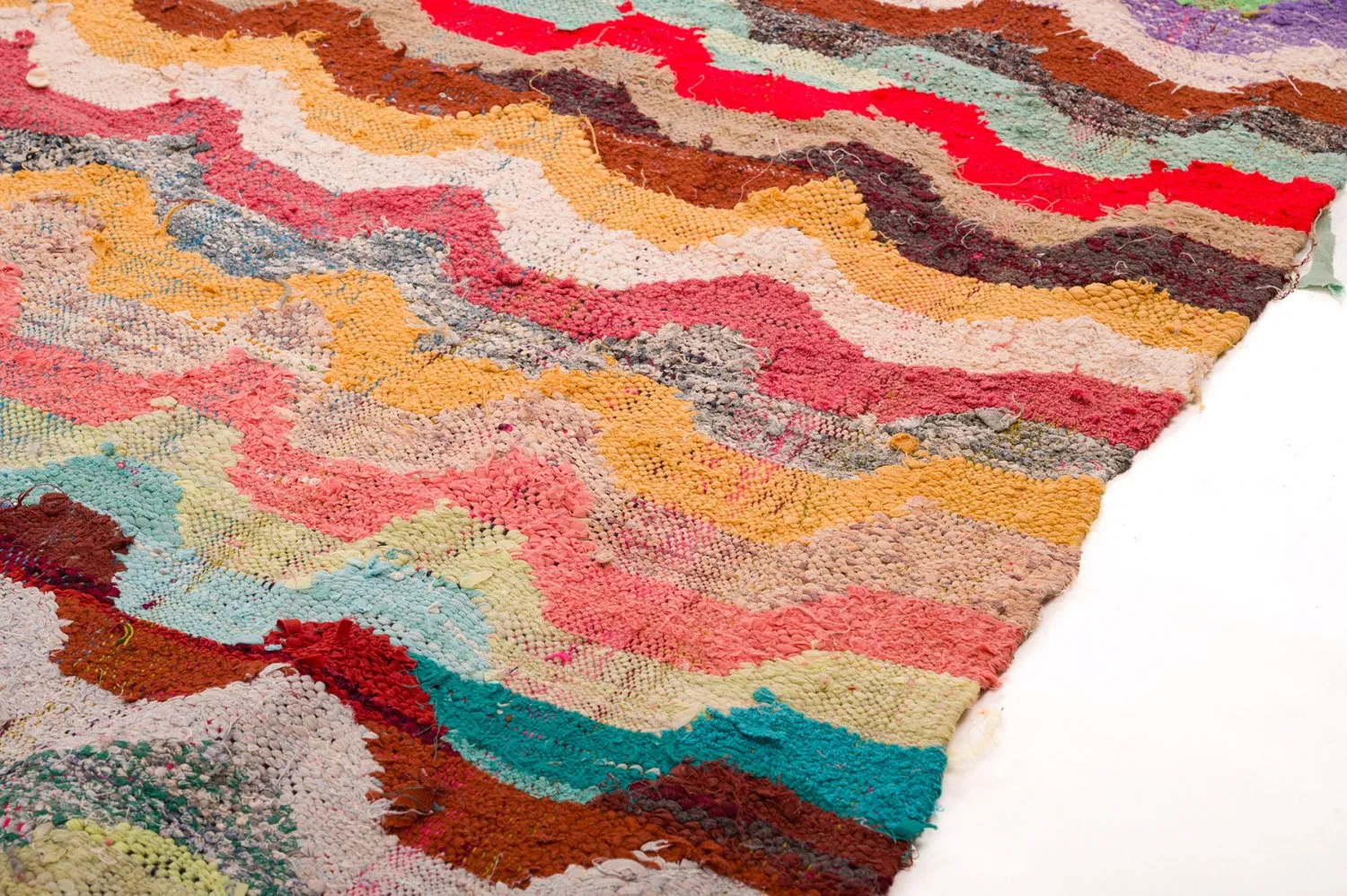 Moroccan Berber rug Boucherouite 165 x 335 cm