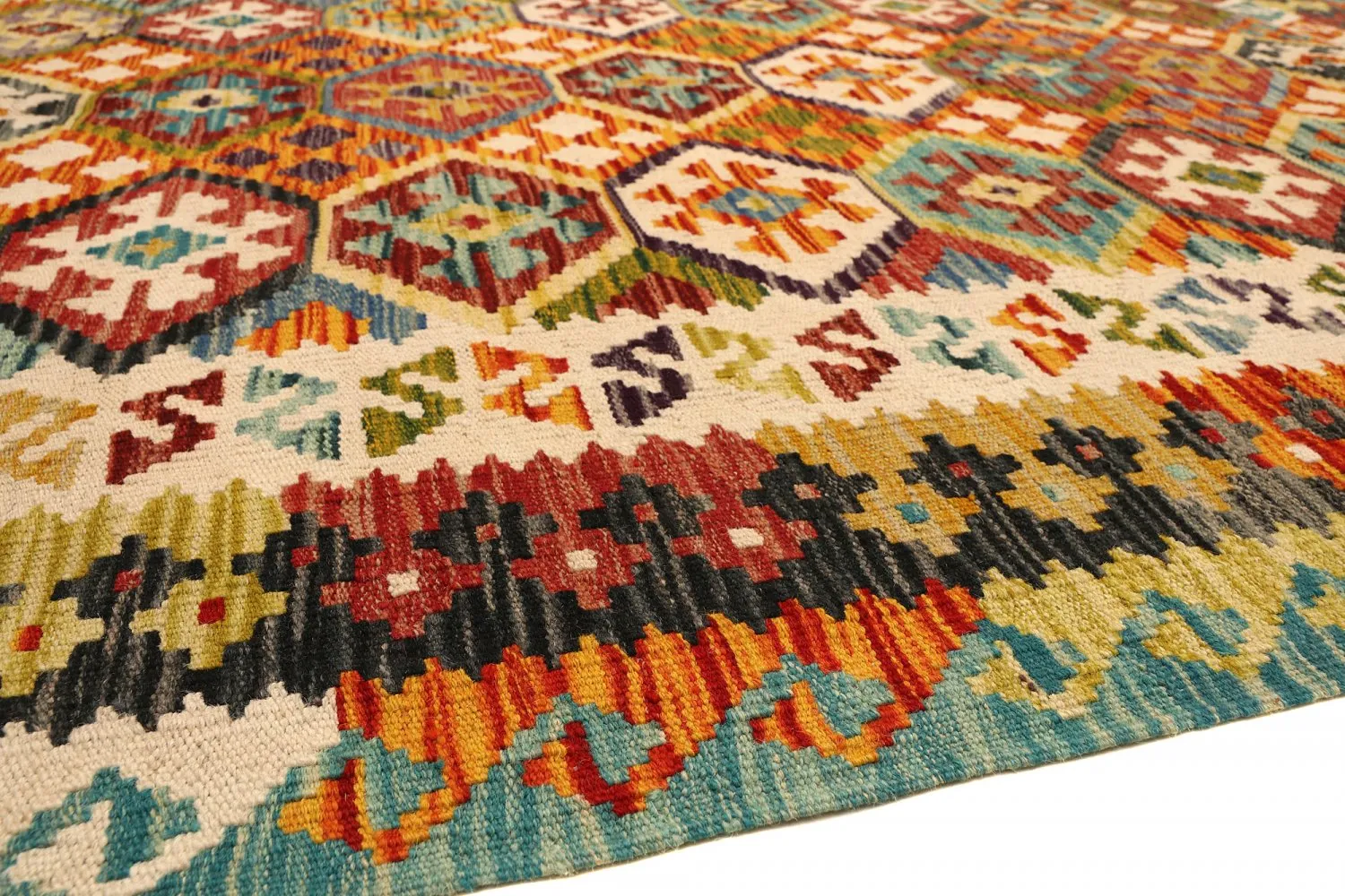 Oriental kilim rug 194 x 145 cm