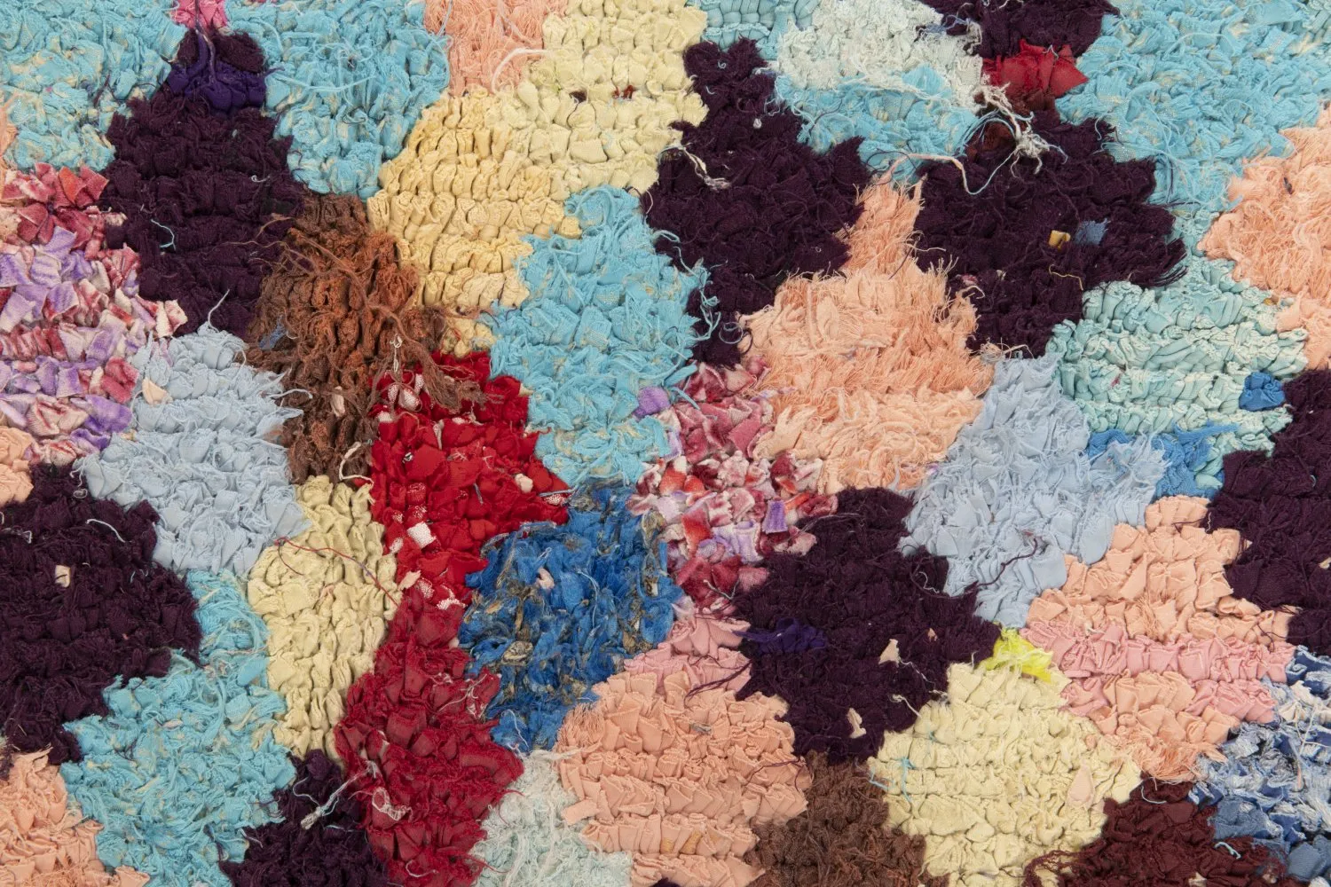Moroccan Berber rug Boucherouite 170 x 80 cm
