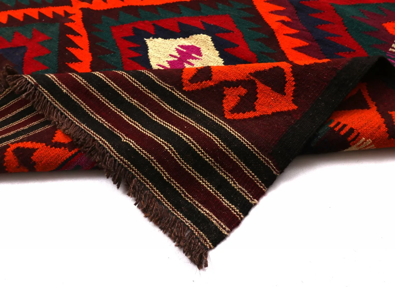 Oriental kilim rug 379 x 173 cm