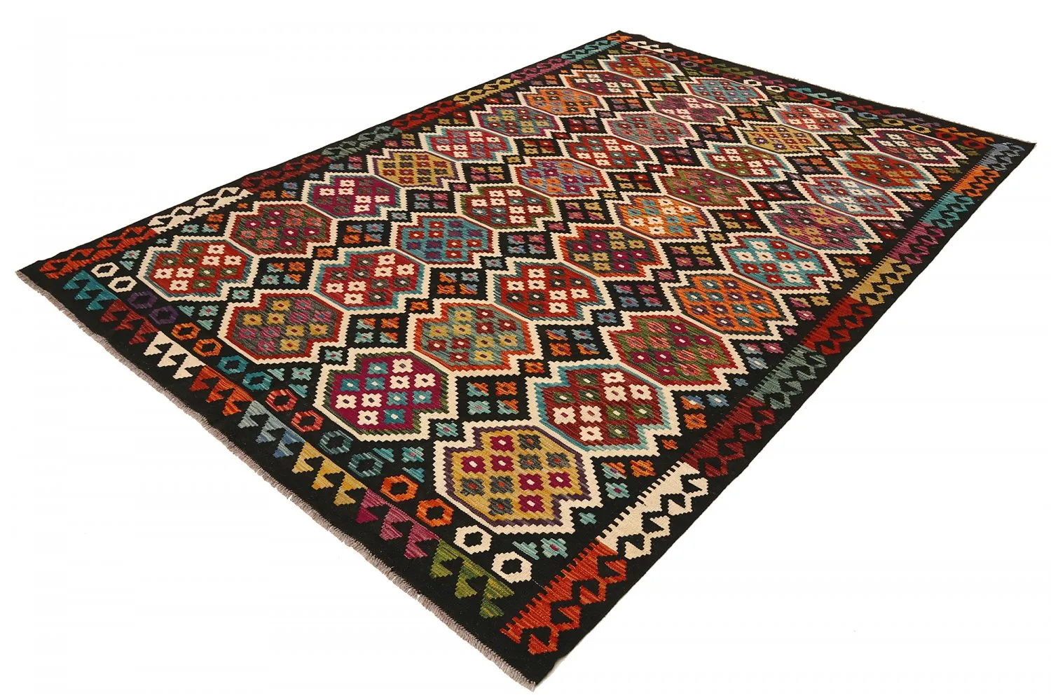 Oriental kilim rug 297 198 cm