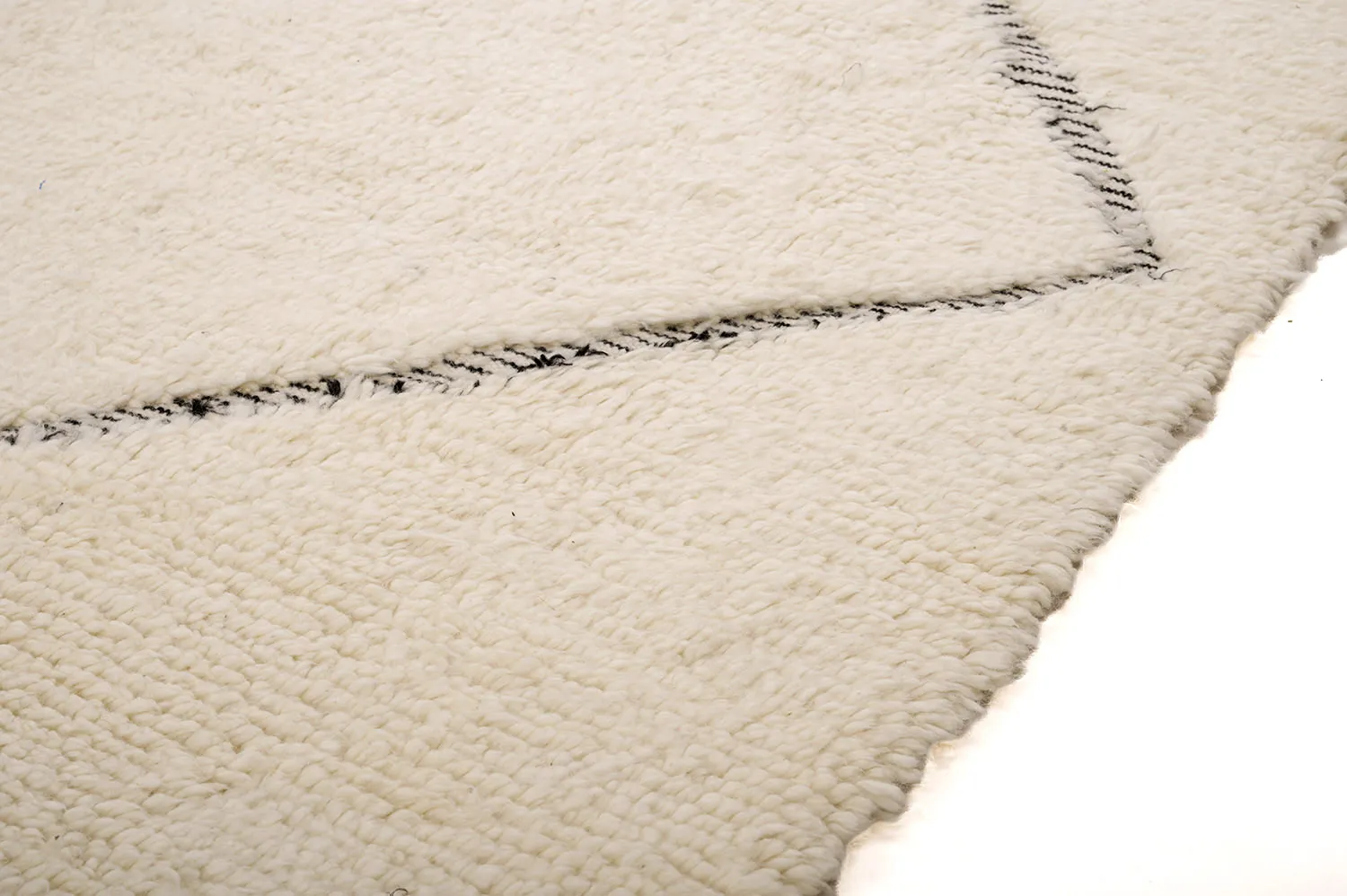 Kilim Moroccan Berber rug Beni Ourain 190 x 285 cm