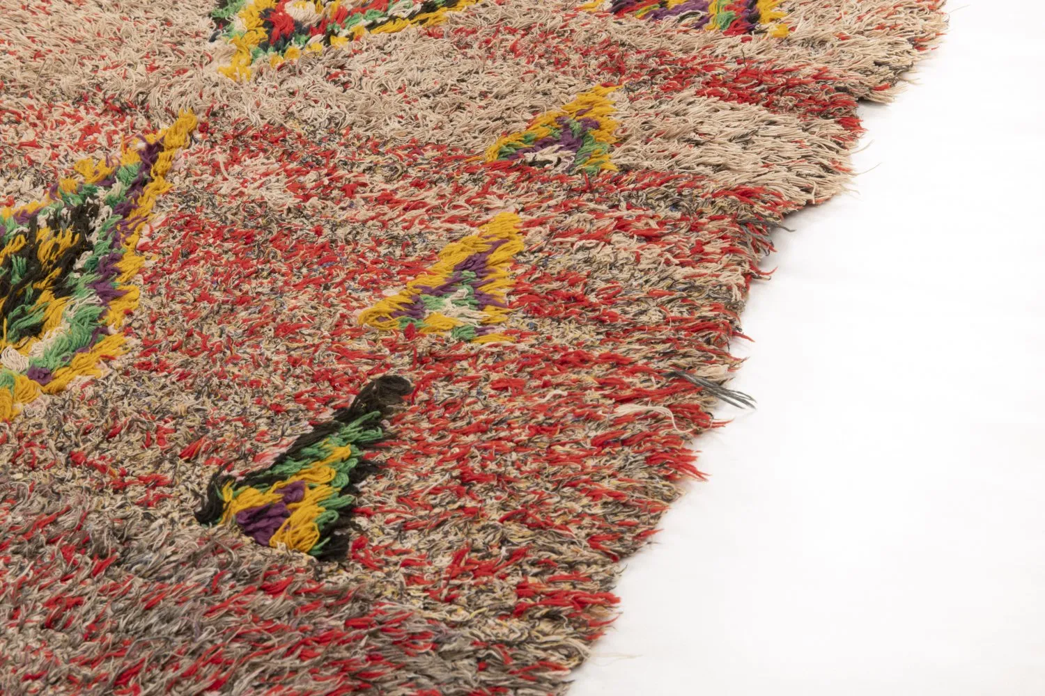 Moroccan Berber rug Boucherouite 230 x 80 cm