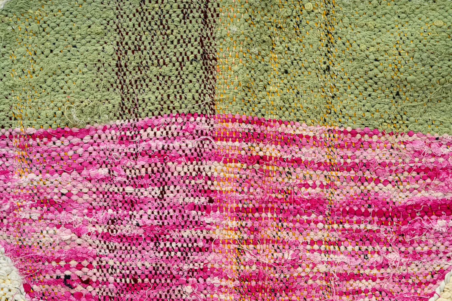 Moroccan Berber rug Boucherouite 145 x 255 cm
