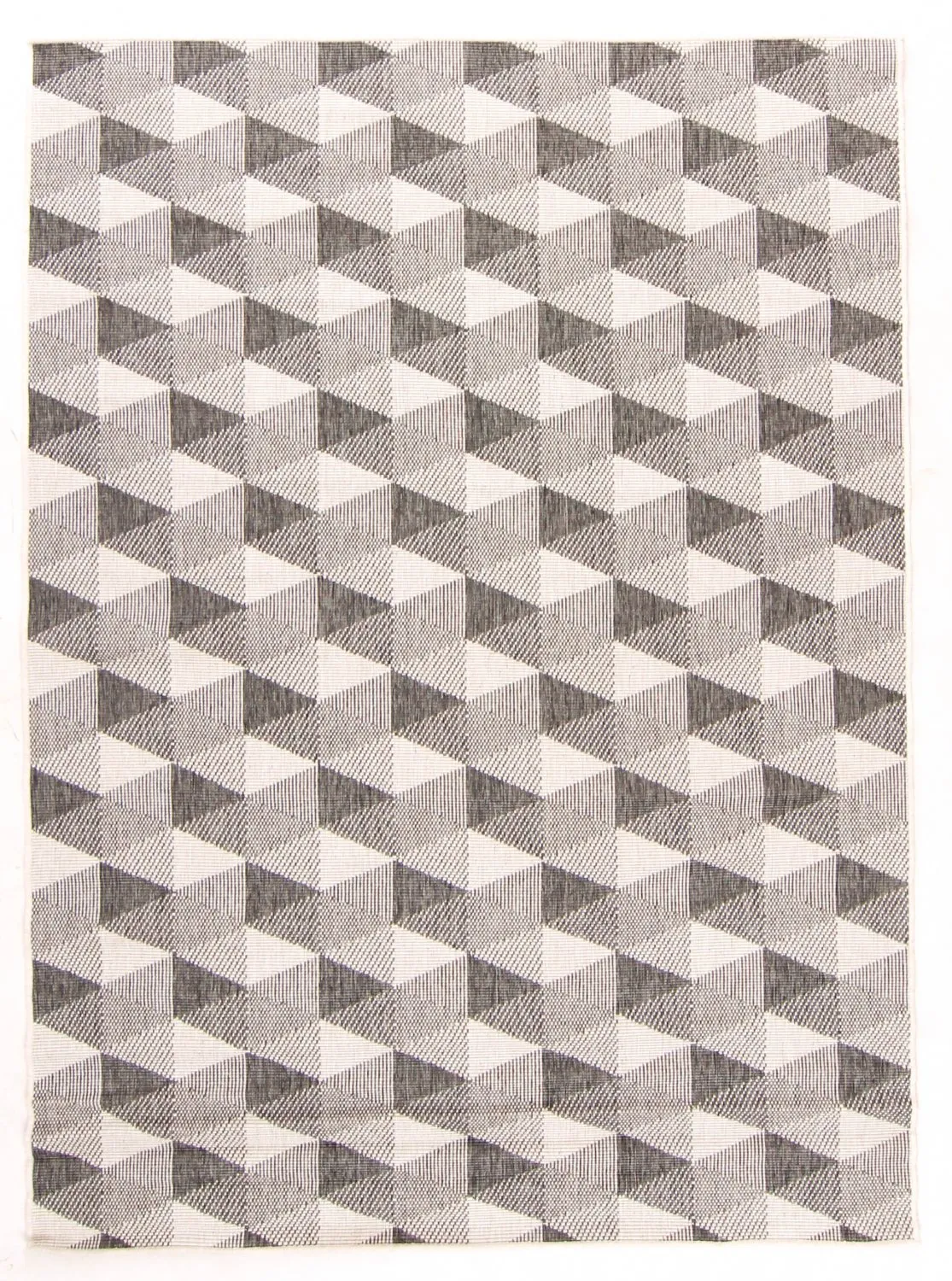 Indoor/Outdoor rug - Brussels Pattern (grey)