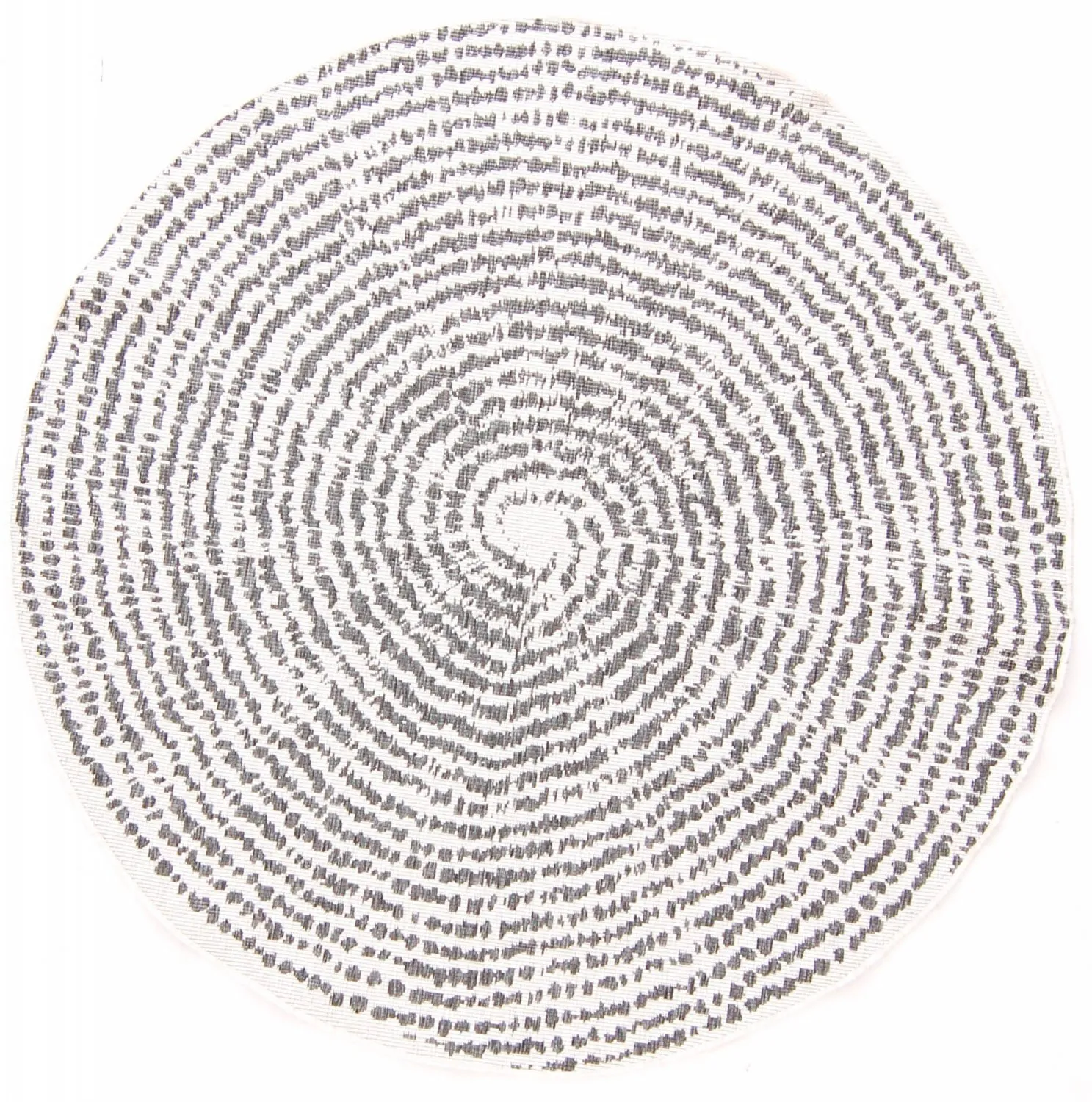 Round rug - Brussels Swirl (grey)