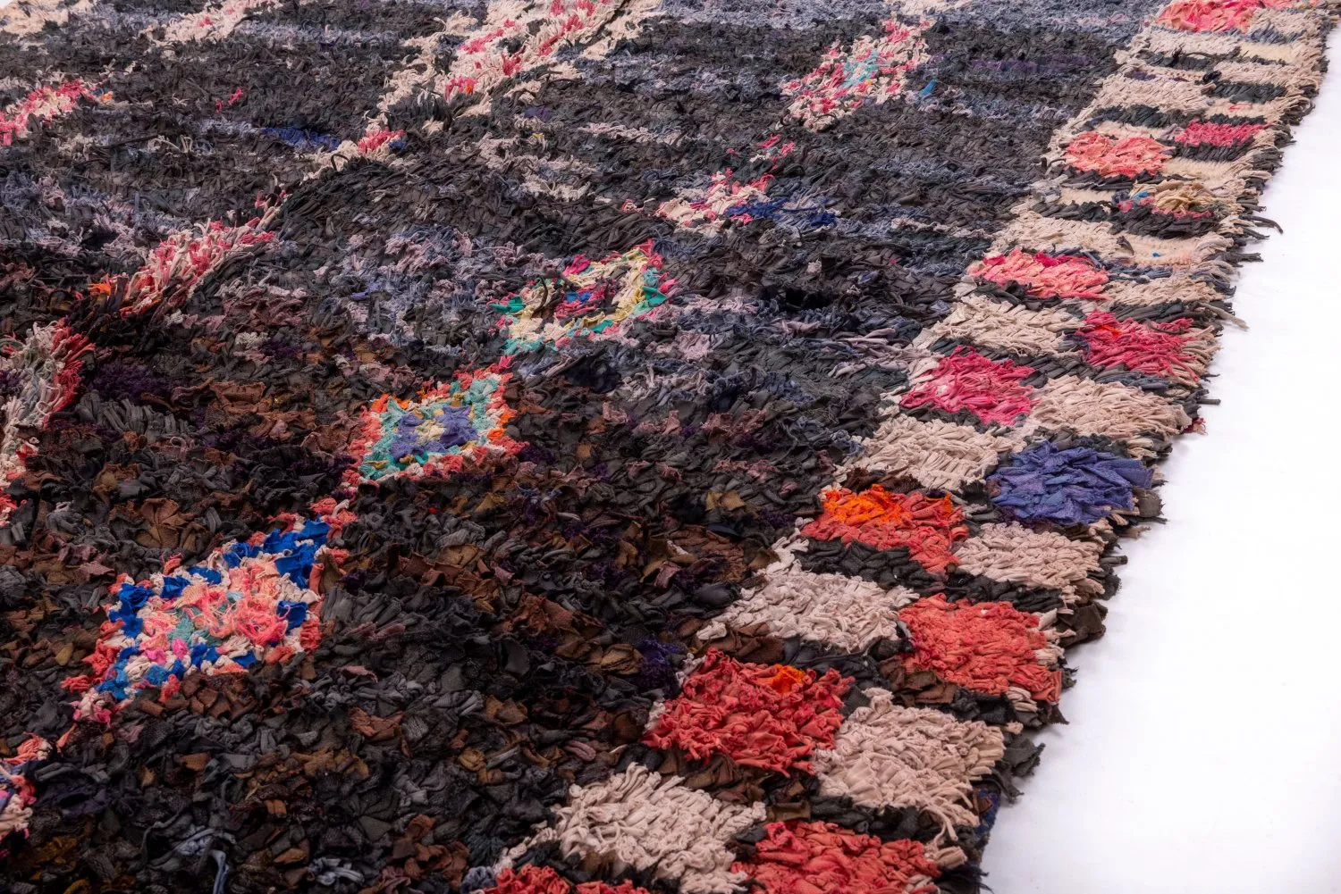 Moroccan Berber rug Boucherouite 235 x 170 cm