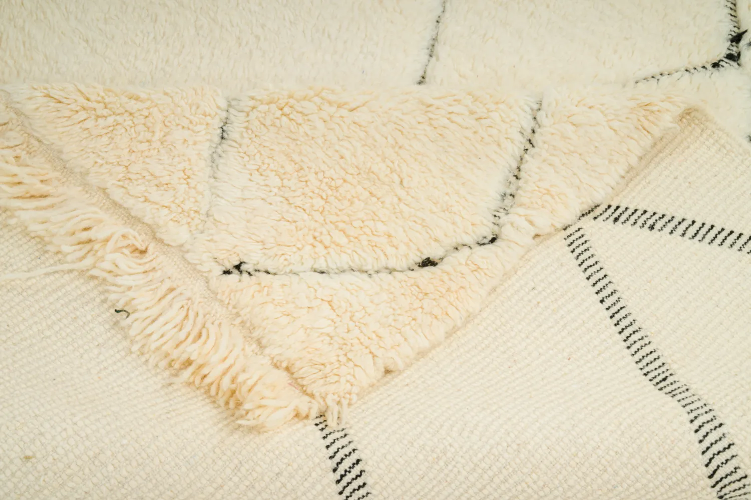 Kilim Moroccan Berber rug Beni Ourain 155 x 255 cm