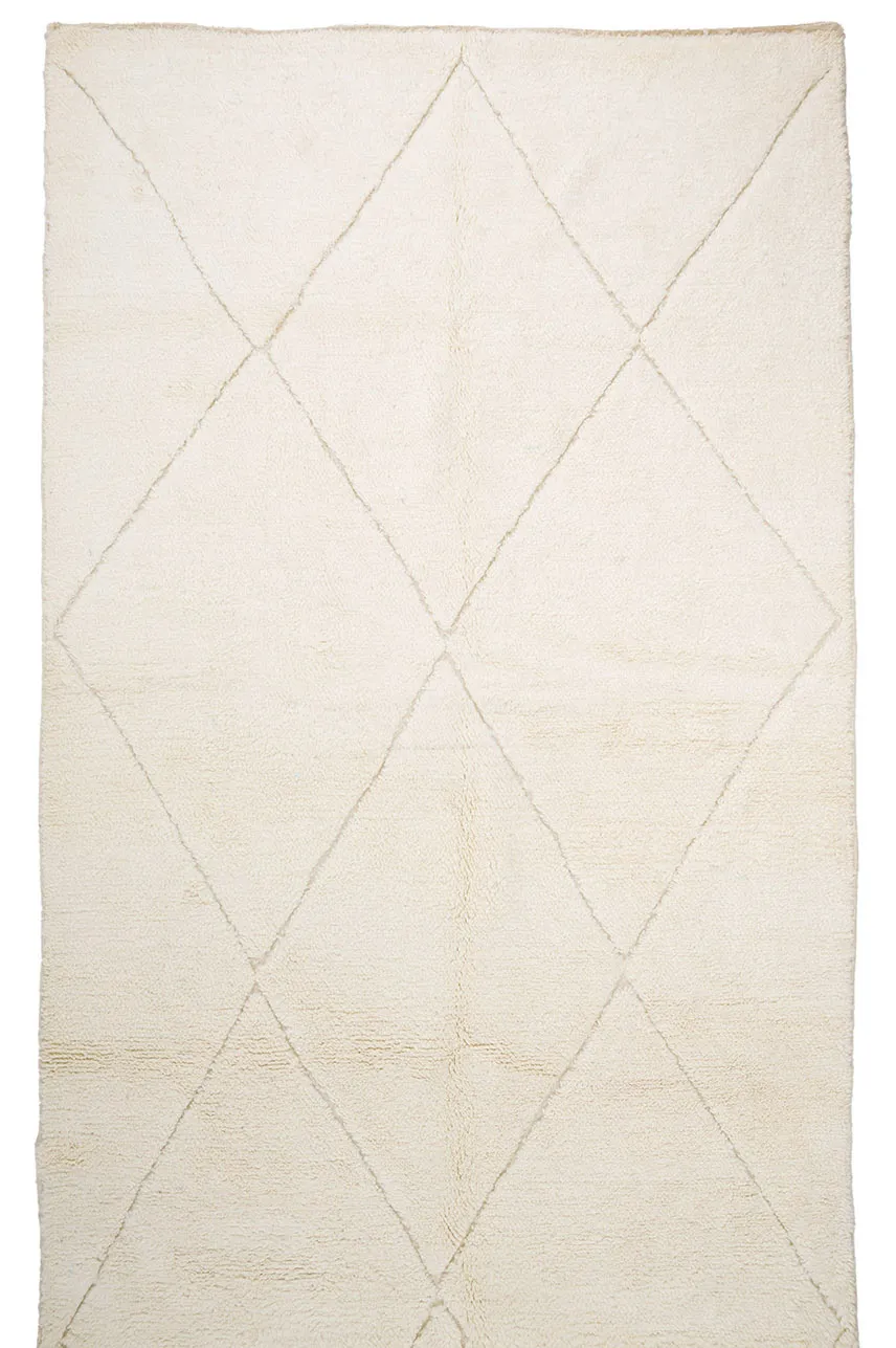 Kilim Moroccan Berber rug Beni Ourain 195 x 325 cm
