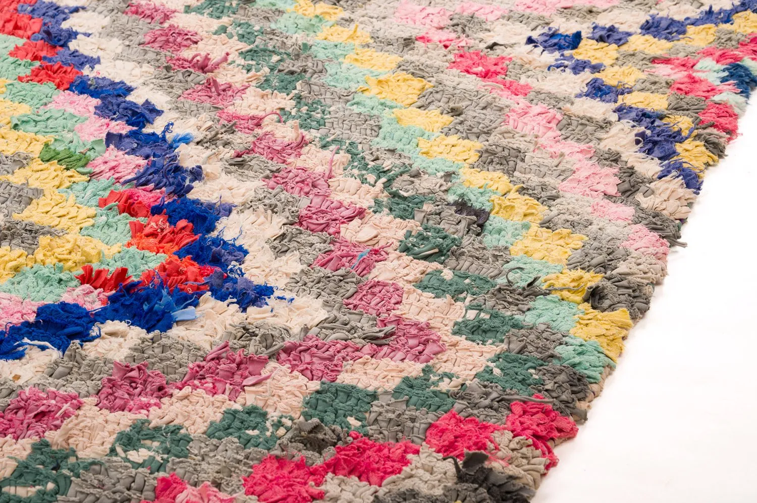 Moroccan Berber rug Boucherouite 145 x 365 cm