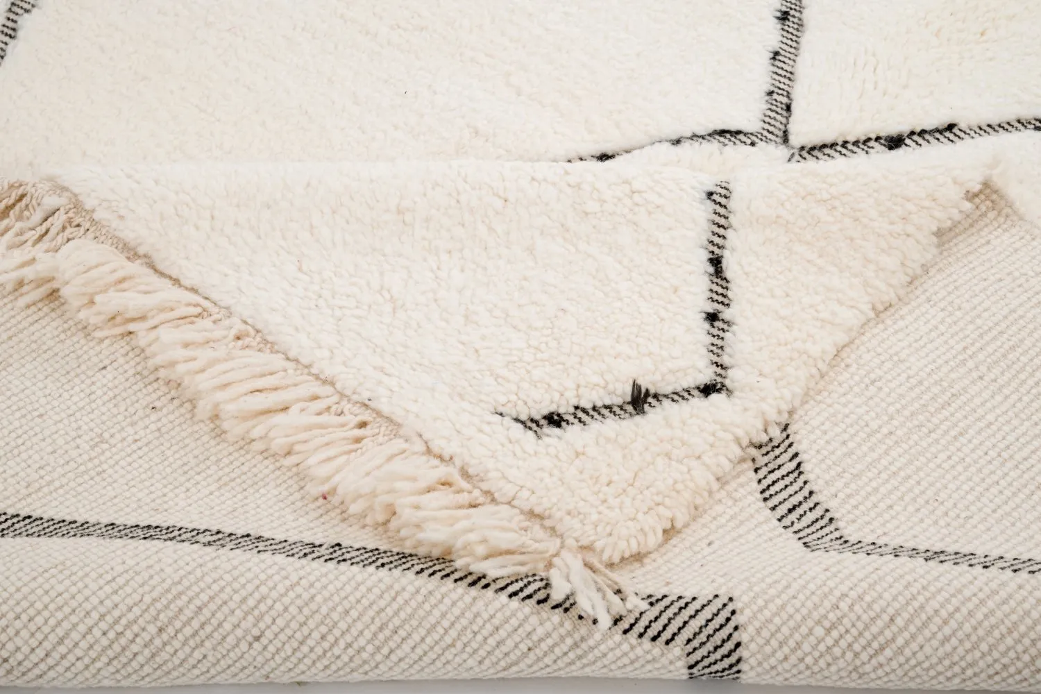 Kilim Moroccan Berber rug Beni Ourain 260 x 165 cm