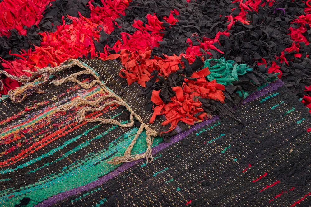 Moroccan Berber rug Boucherouite 285 x 160 cm