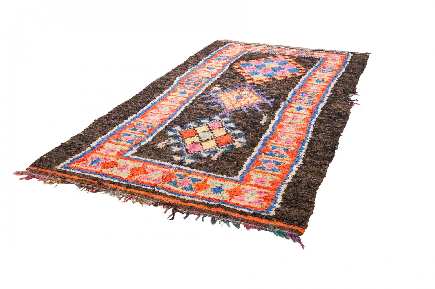 Moroccan Berber rug Boucherouite 160 x 310 cm