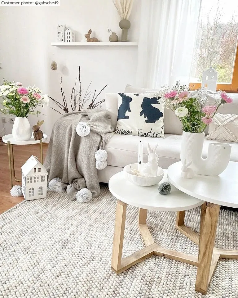 Wool rug - Luna (beige)