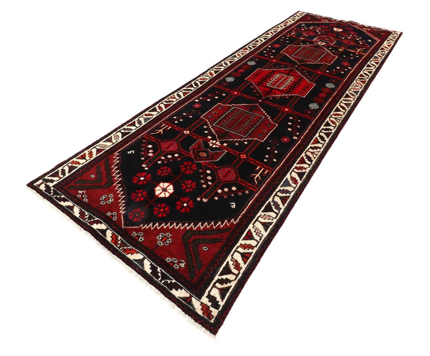 Oriental Rug Hamedan 299 x 110 cm