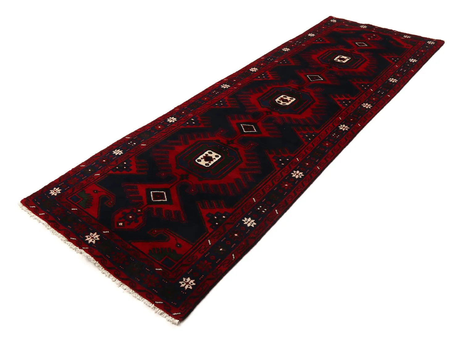 Oriental Rug Hamedan 308 x 102 cm