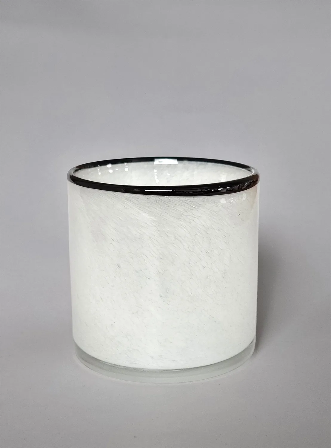 Candle holder M - Harmony (white/black)