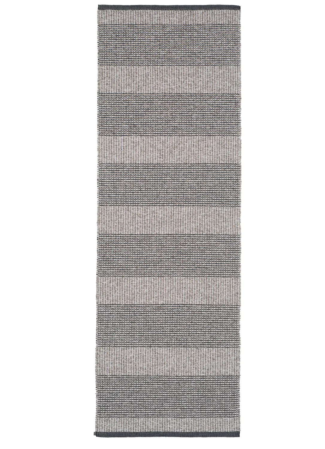 Plastic and Yarn Rugs - Horredsmattan Penny mix (black)